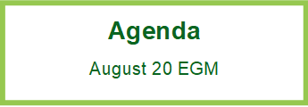 Agenda August 20 2020